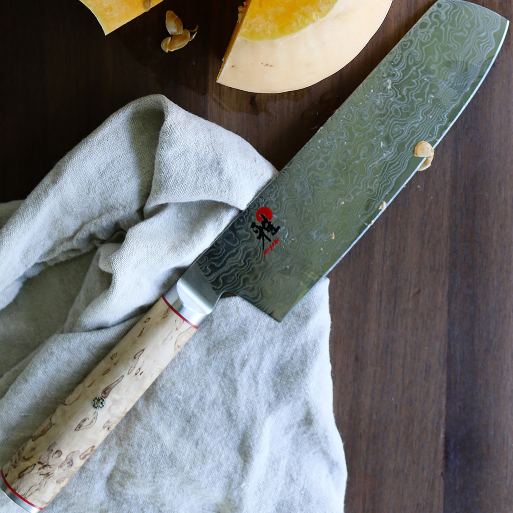 6.5" Nakiri Knife Birchwood Sg2