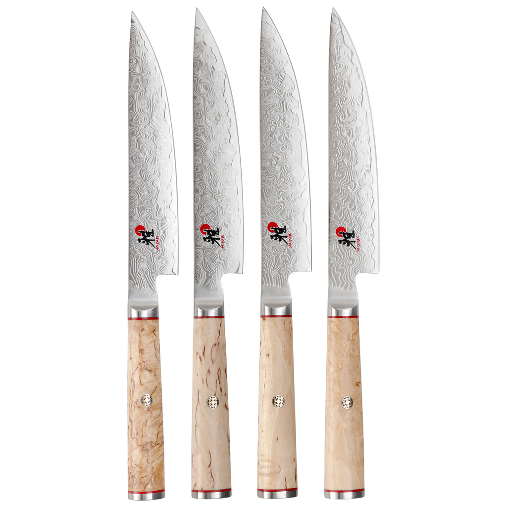 4-Piece Steak Knife Set Birchwood Sg2