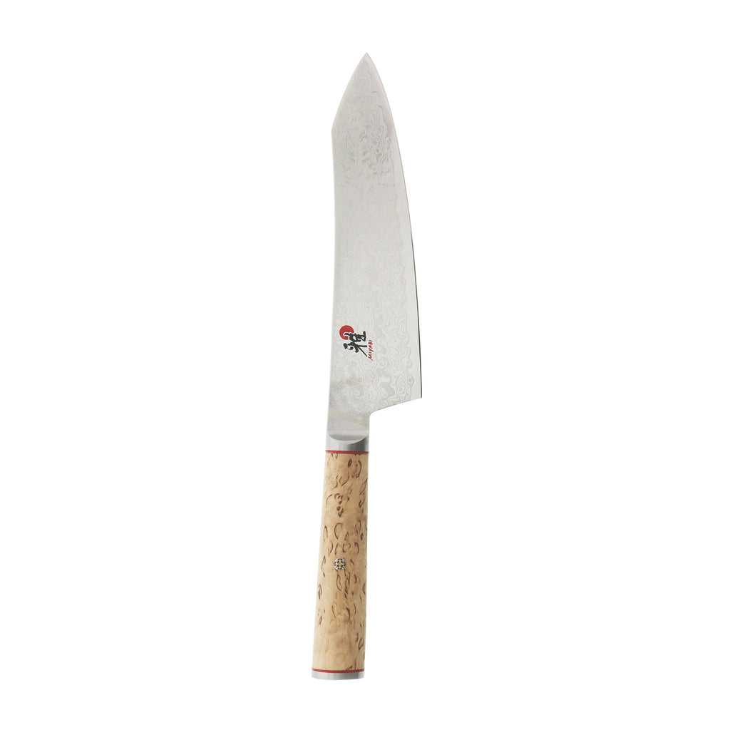 7" Rocking Santoku Knife Birchwood Sg2