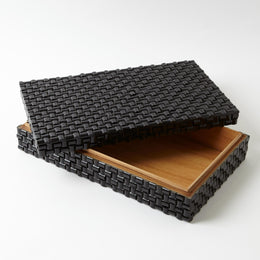 Horn Box Woven Black : Horn Box Woven Black (Large)