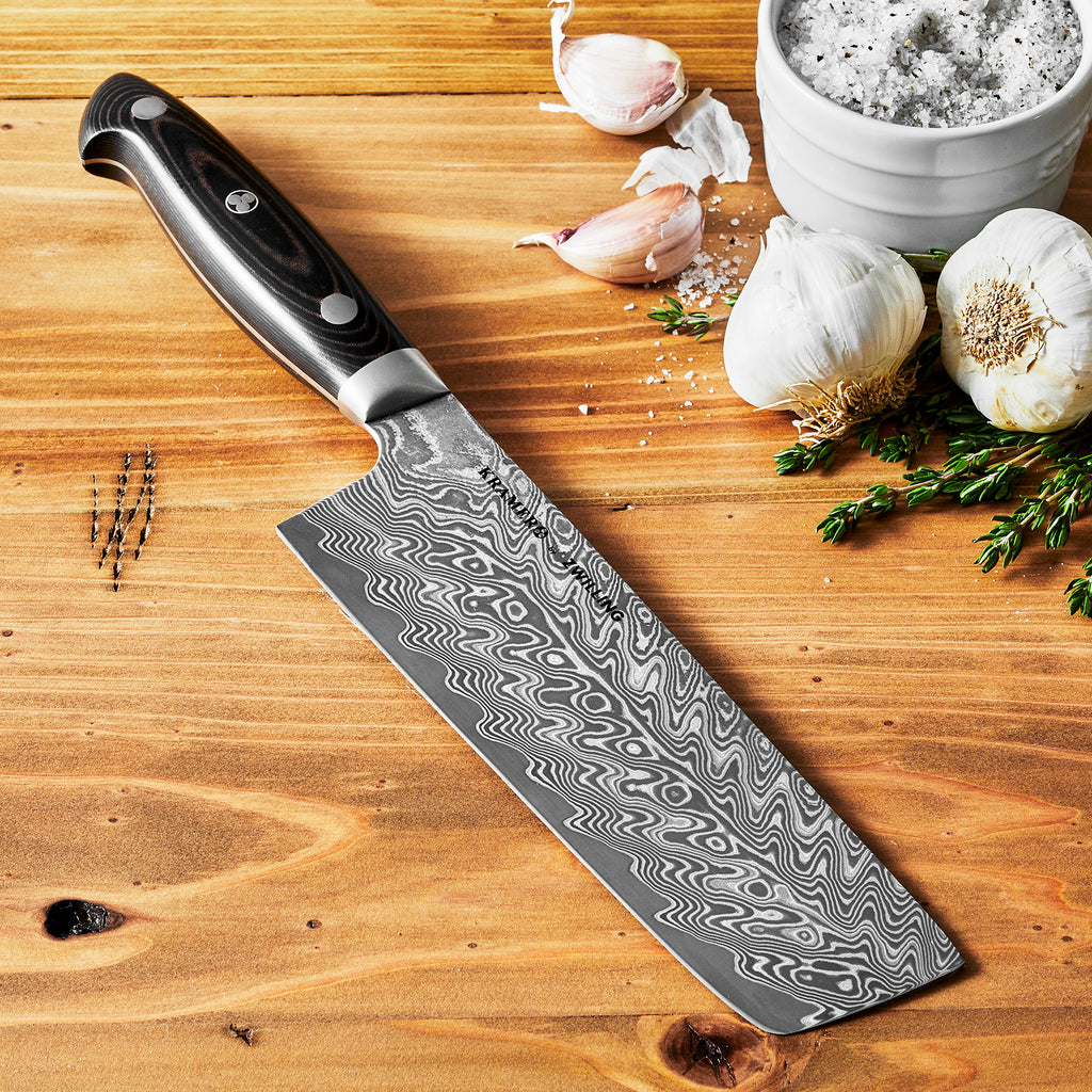 6.5" Nakiri Knife Kramer - Euroline Stainless Damascus Collection