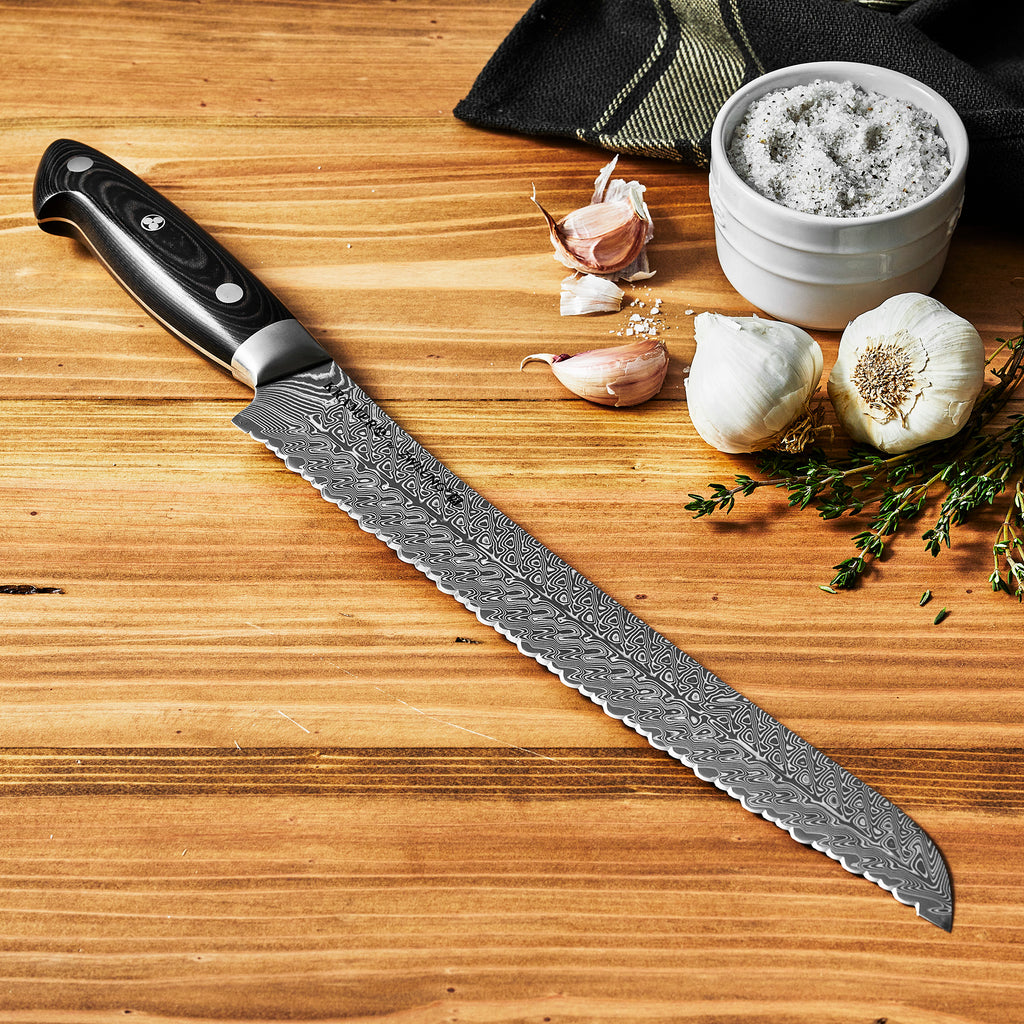 10" Bread Knife Kramer - Euroline Stainless Damascus Collection