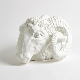 Capricorn Sculpture, Matte White