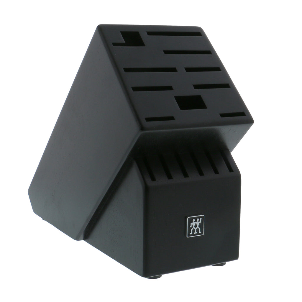 Twin Rubberwood Black 16-Slot Block