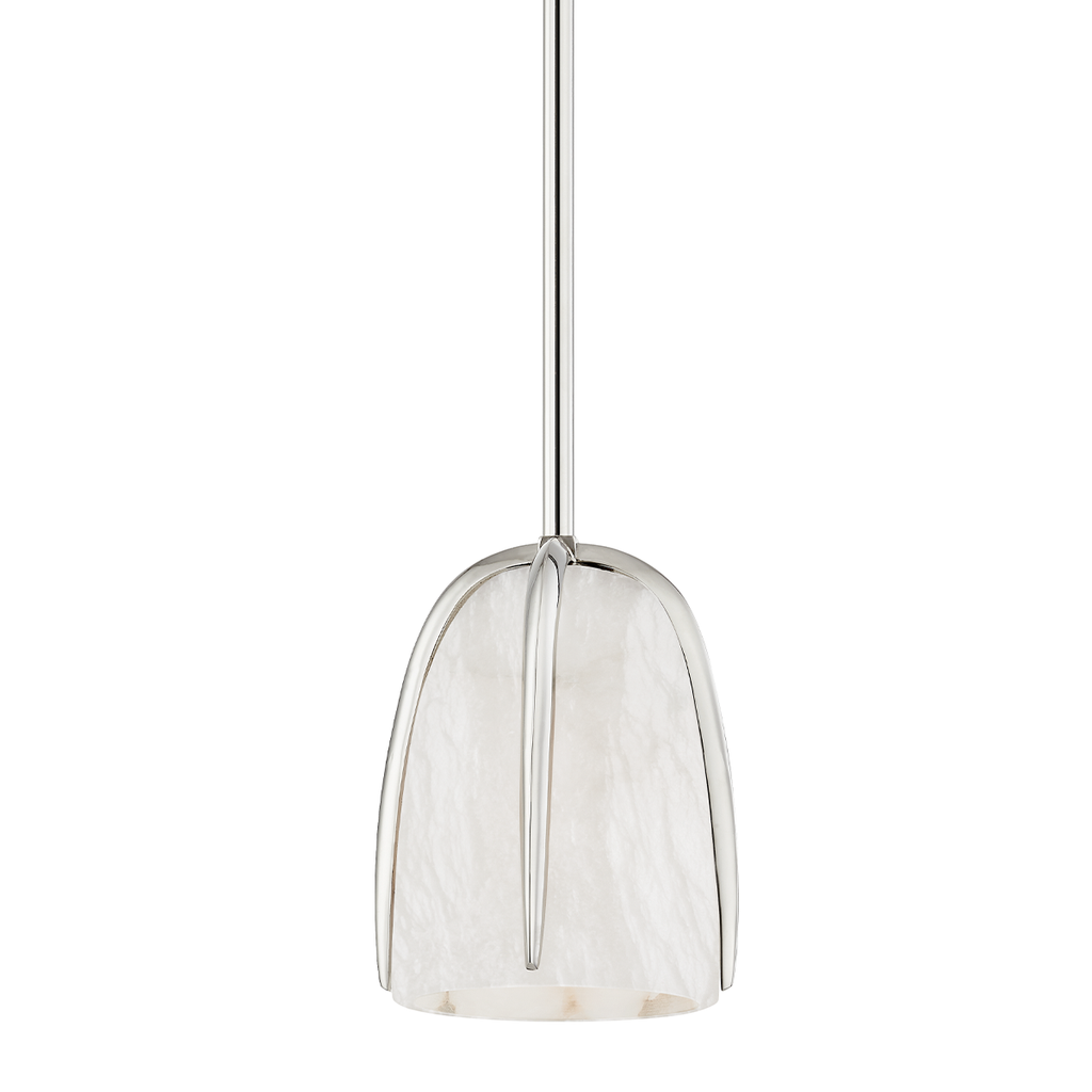 Wheatley 1 Light Pendant - Polished Nickel