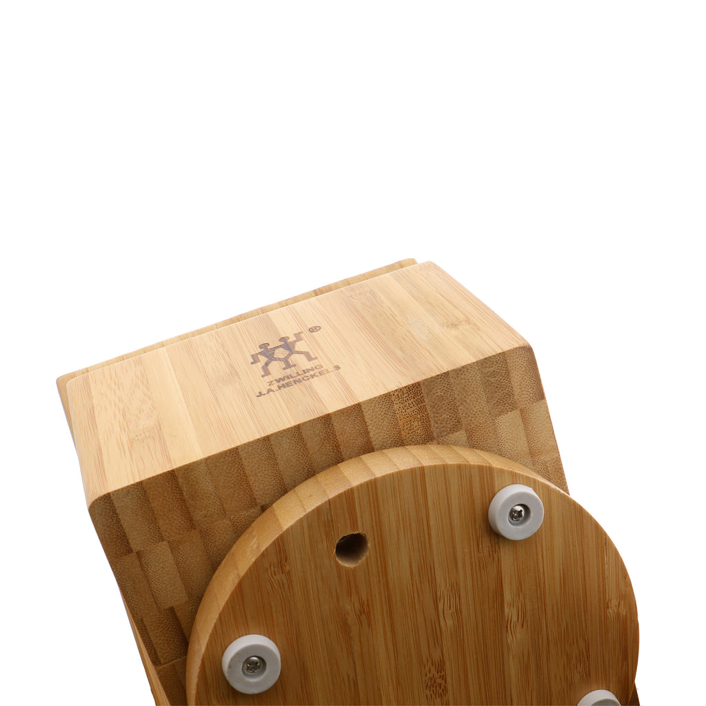 26-Slot Bamboo Swivel Knife Block