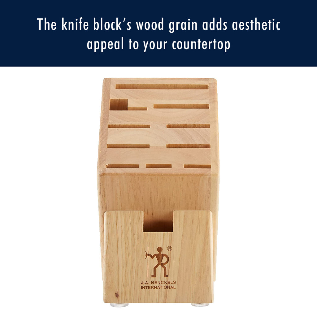 11-Slot Hardwood Knife Block