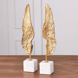 Wings Sculpture, Pair