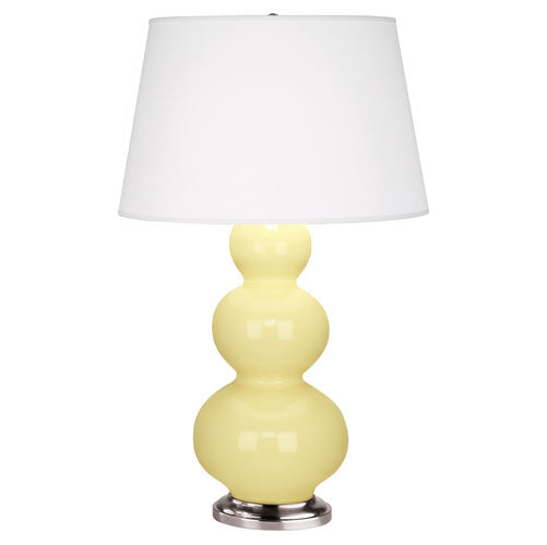 Butter Triple Gourd Table Lamp-Style Number 357X