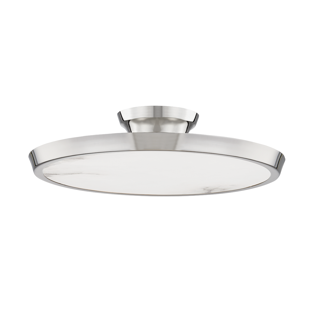 Draper Flush Mount - Polished Nickel