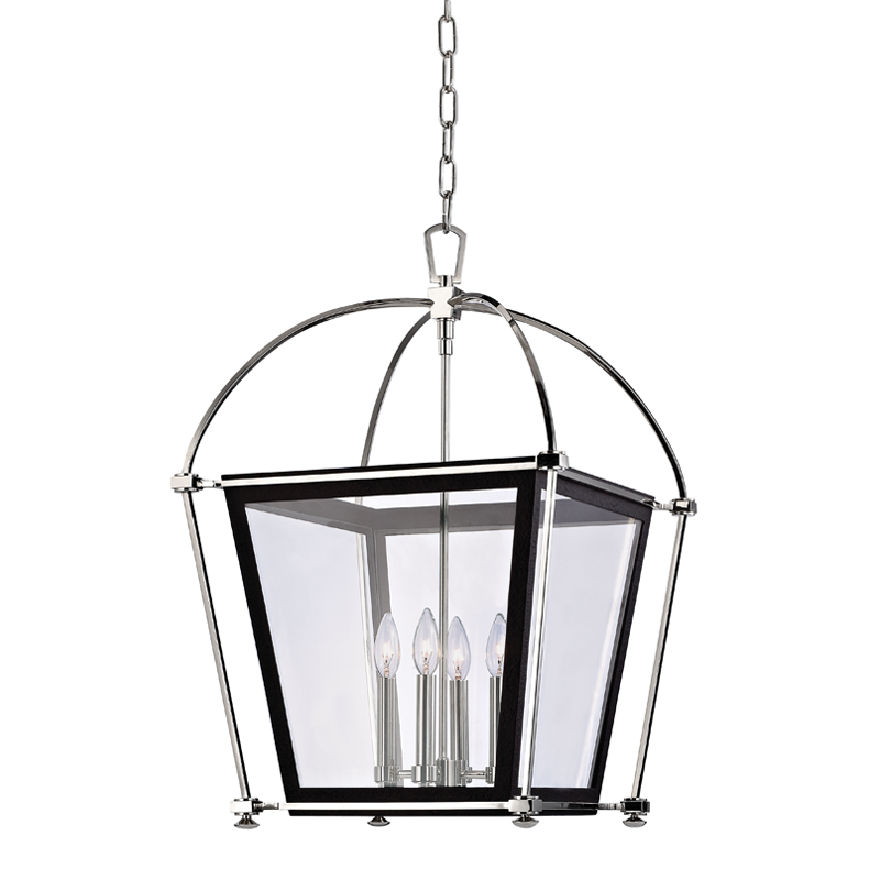 Hollis Pendant 27" - Polished Nickel