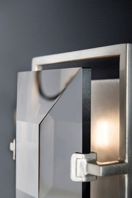 Prism Wall Sconce 7" - Silver Leaf
