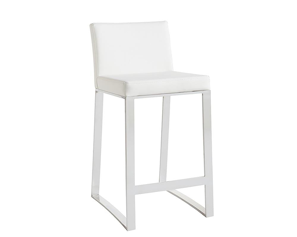 Architect Counter Stool - White