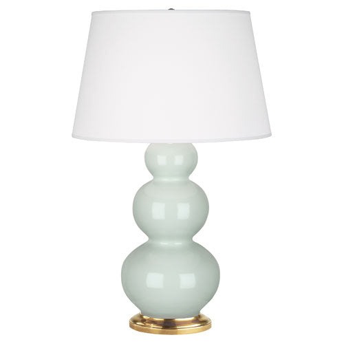 Celadon Triple Gourd Table Lamp-Style Number 369X