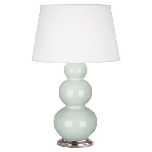 Celadon Triple Gourd Table Lamp-Style Number 371X