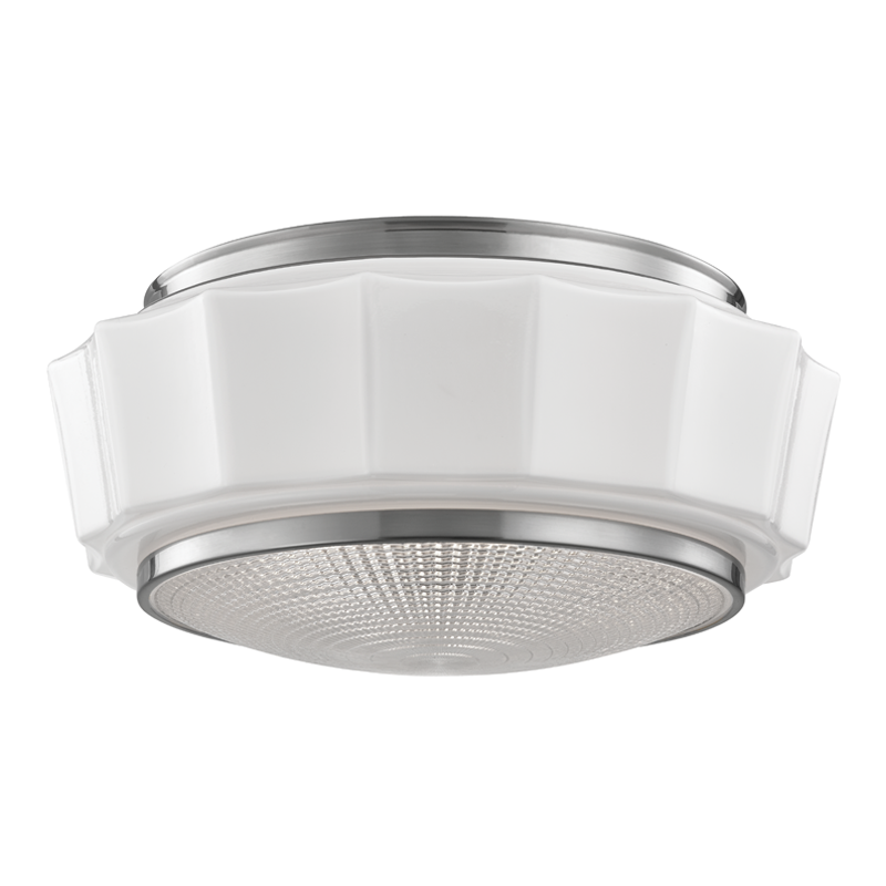 Odessa Flush Mount 7" - Satin Nickel