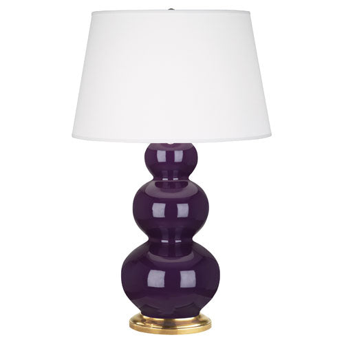 Amethyst Triple Gourd Table Lamp-Style Number 381X