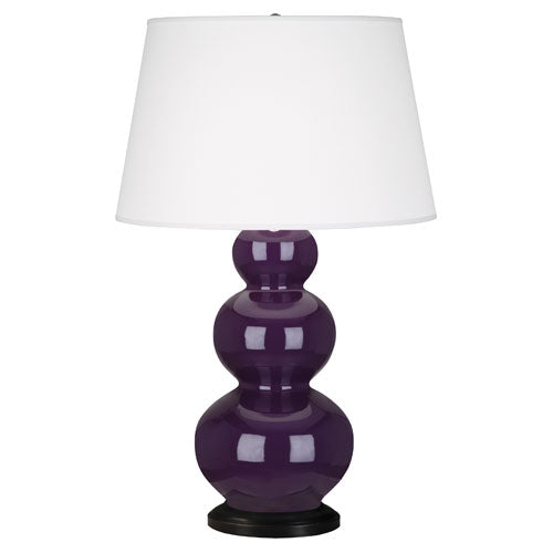 Amethyst Triple Gourd Table Lamp-Style Number 382X