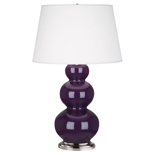 Amethyst Triple Gourd Table Lamp-Style Number 383X