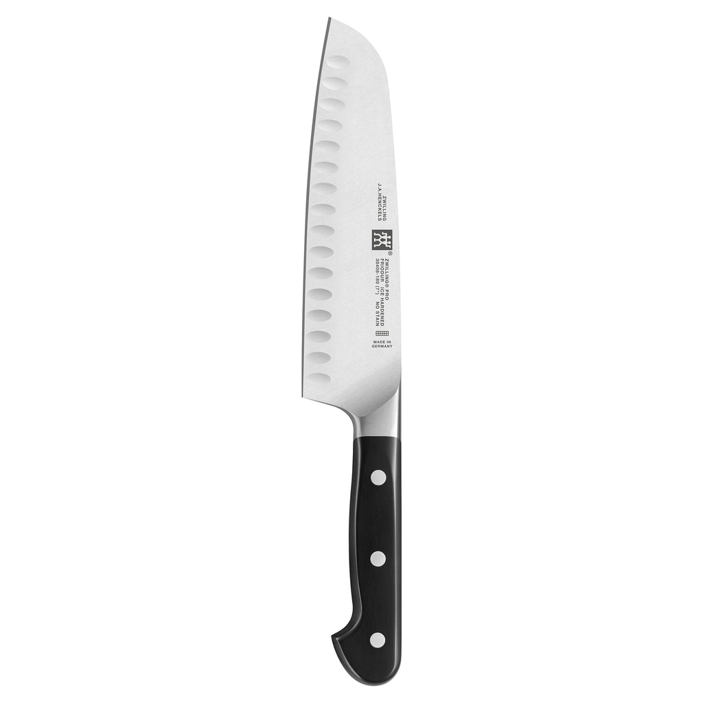 7" Hollow Edge Santoku Knife Pro