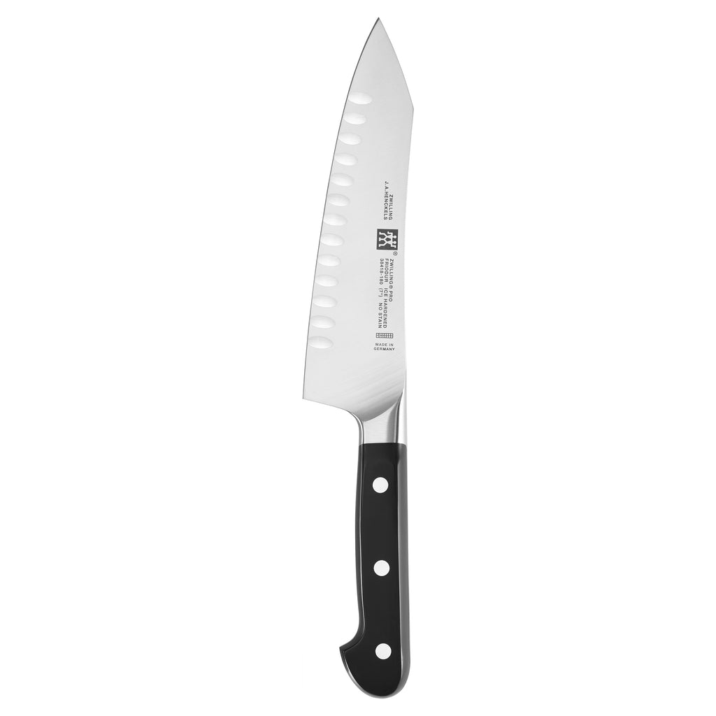 7" Hollow Edge Rocking Santoku Knife Pro