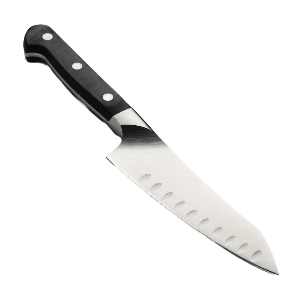 5.5" Hollow Edge Rocking Santoku Knife Pro