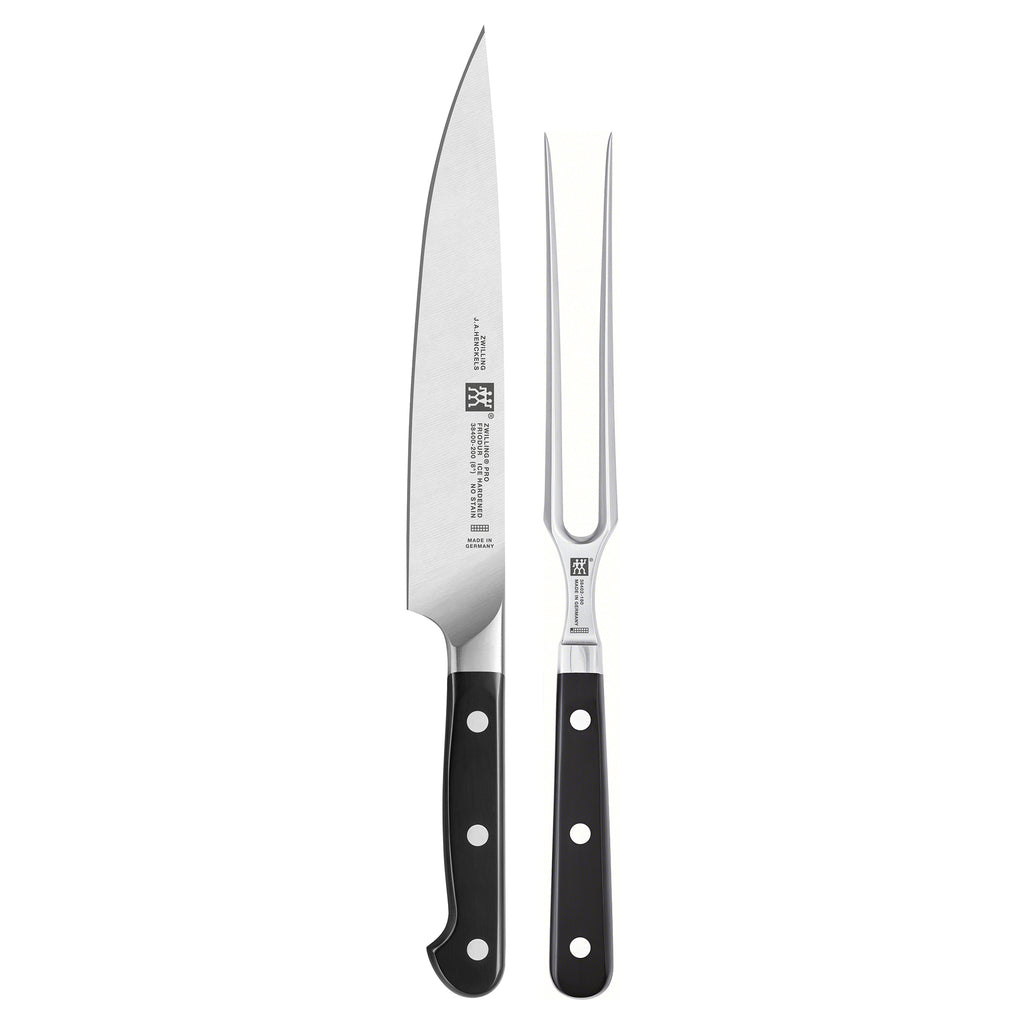 2-Piece Carving Knife & Fork Set Pro