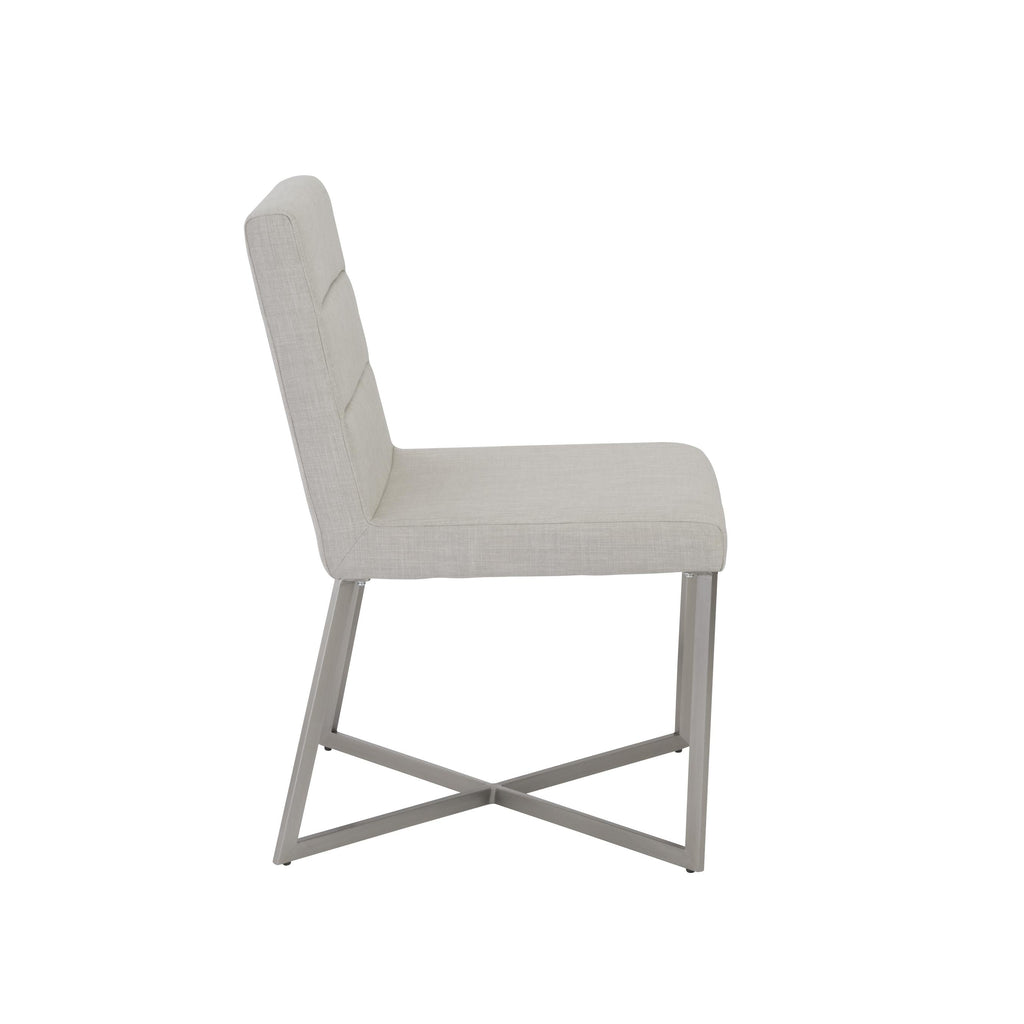 Tosca Side Chair - Light Grey,Set of 2
