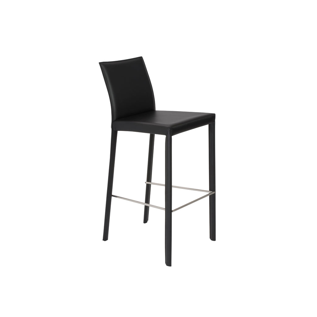 Hasina Bar Stool - Black,Set of 2