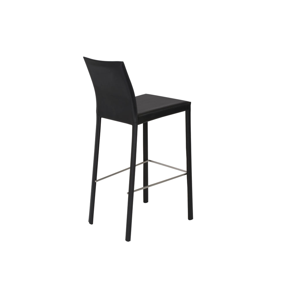 Hasina Bar Stool - Black,Set of 2