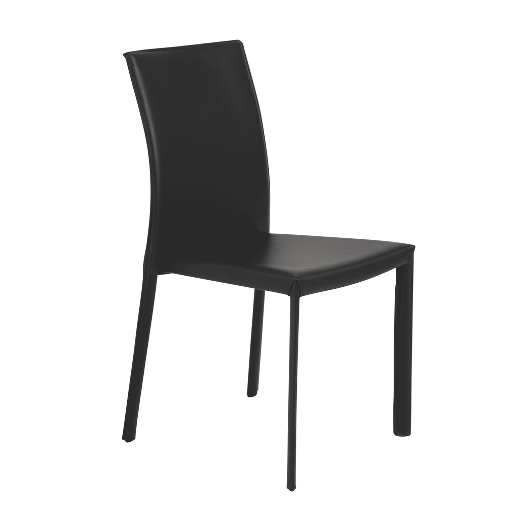 Hasina Stacking Side Chair - Black,Set of 4