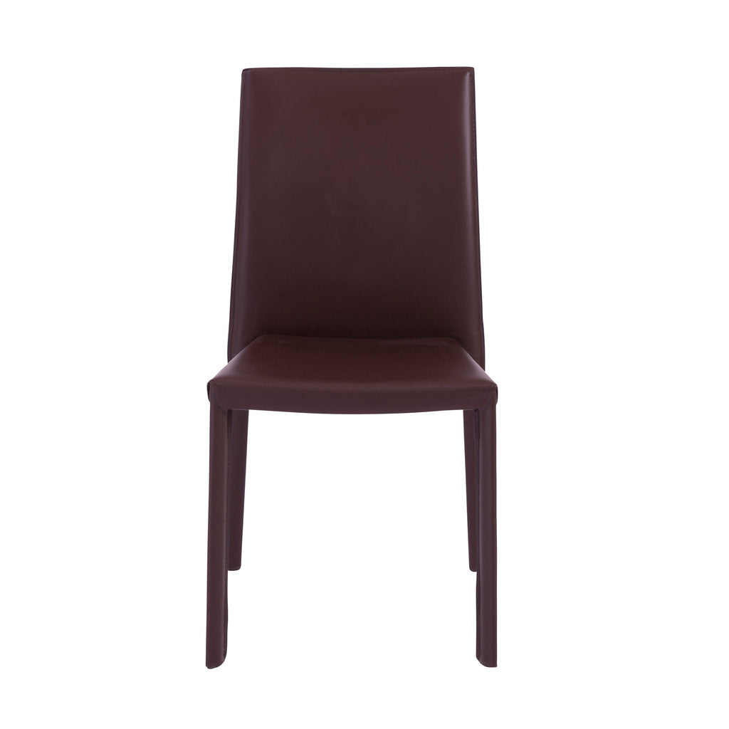 Hasina Stacking Side Chair - Brown,Set of 4