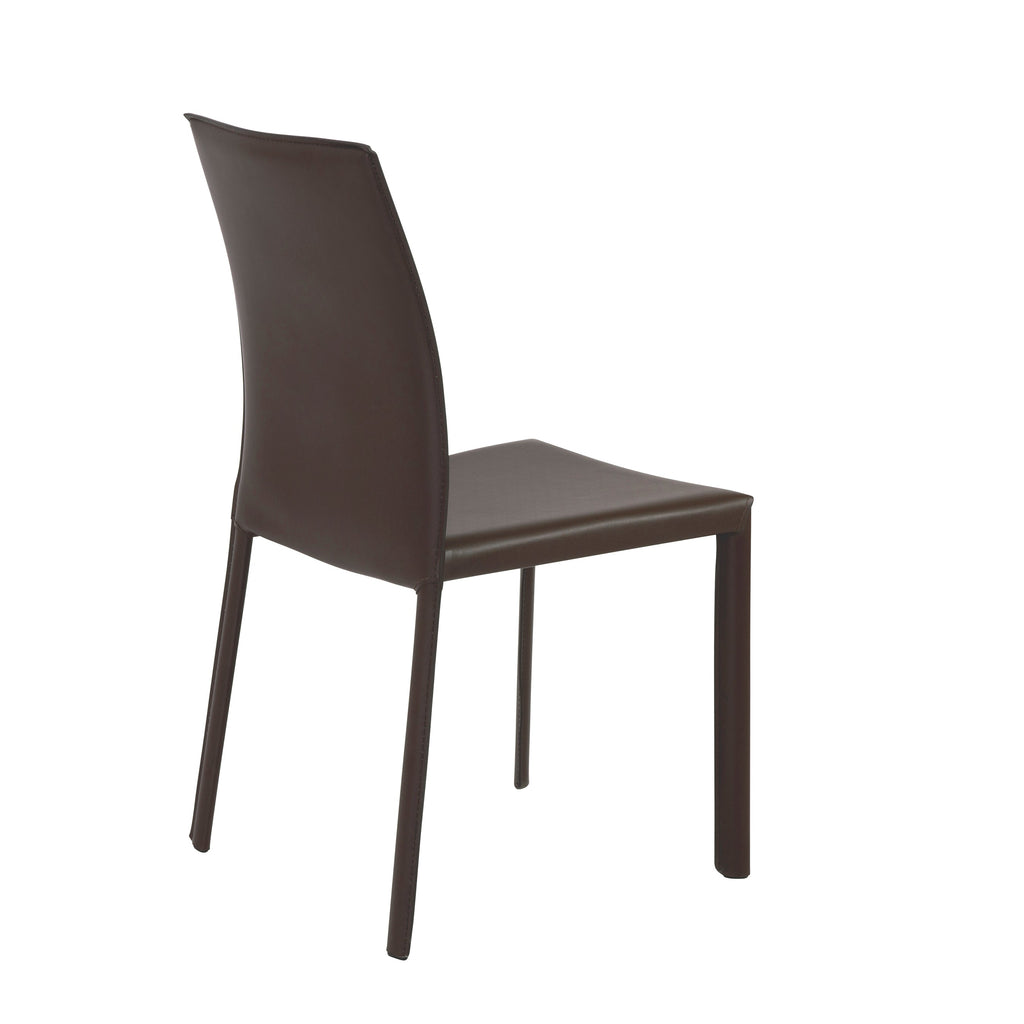 Hasina Stacking Side Chair - Brown,Set of 4