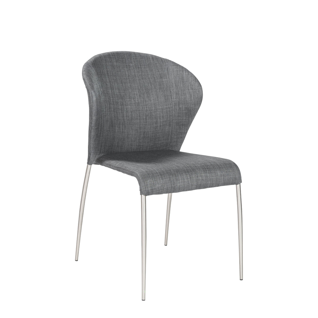 Sy Stacking Side Chair - Dark Grey,Set of 2