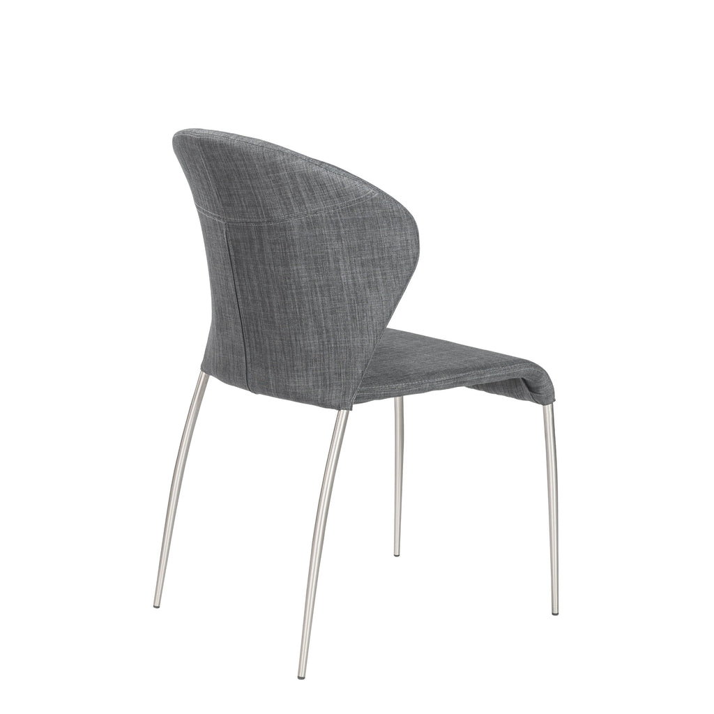 Sy Stacking Side Chair - Dark Grey,Set of 2