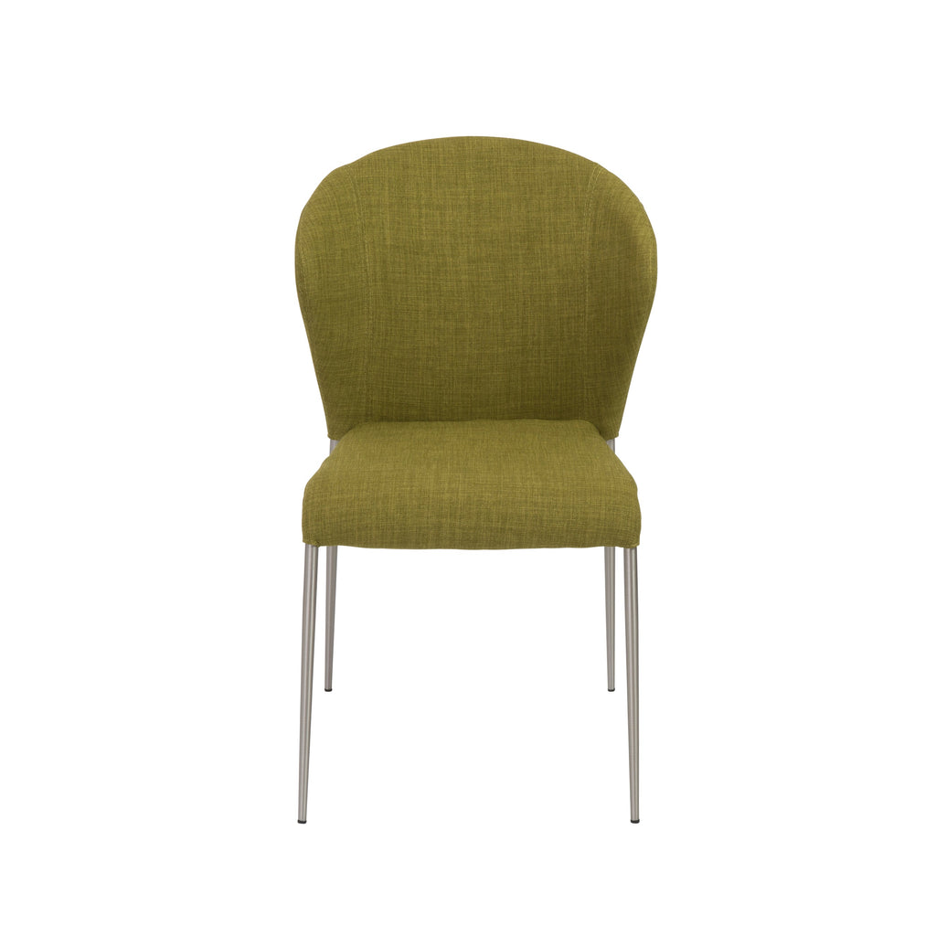 Sy Stacking Side Chair - Green,Set of 2