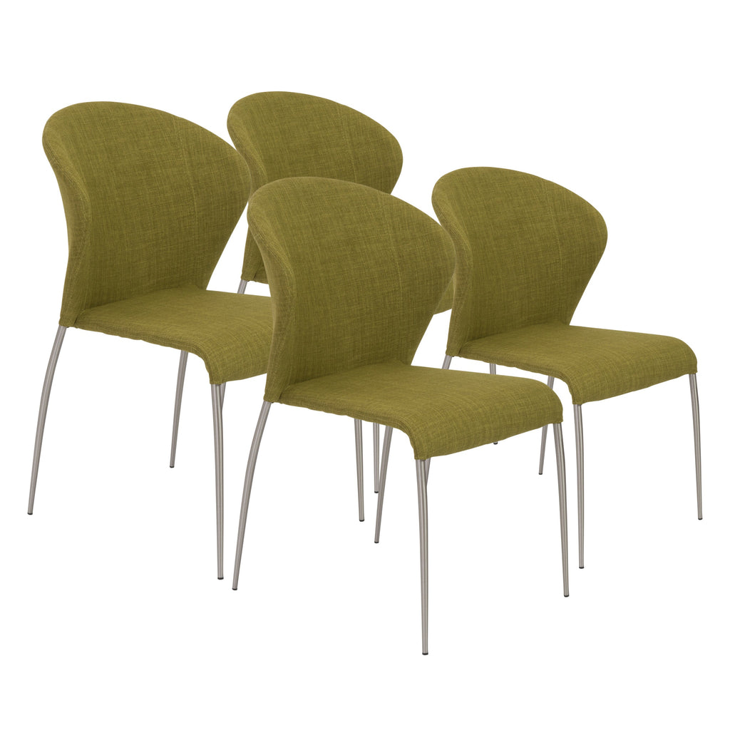 Sy Side Chair - Green,Set of 4