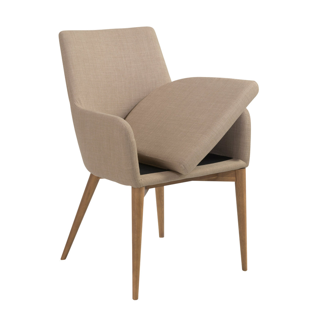 Calais Armchair - Tan,Set of 2