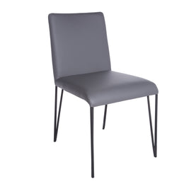 Amir Side Chair - Dark Grey,Set of 2