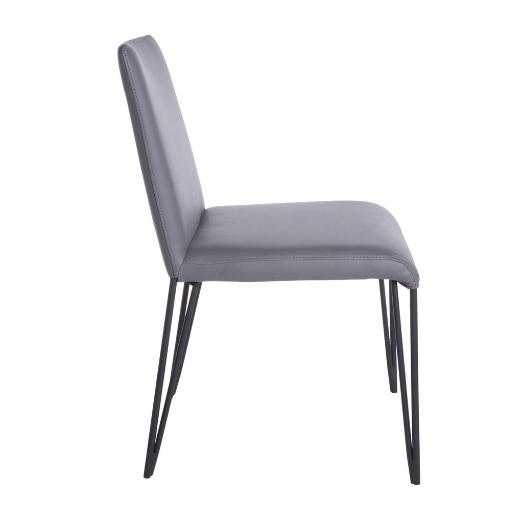 Amir Side Chair - Dark Grey,Set of 2