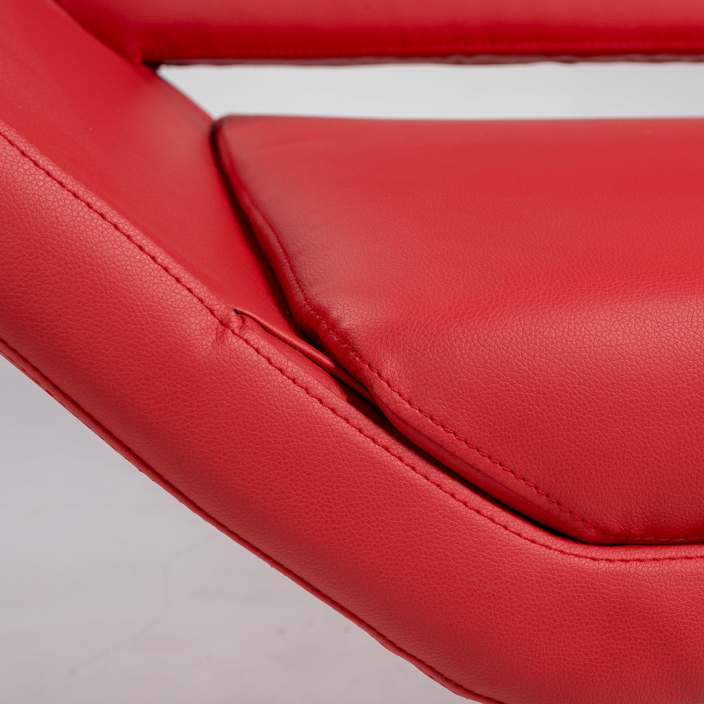 Carlotta Lounge Chair - Red