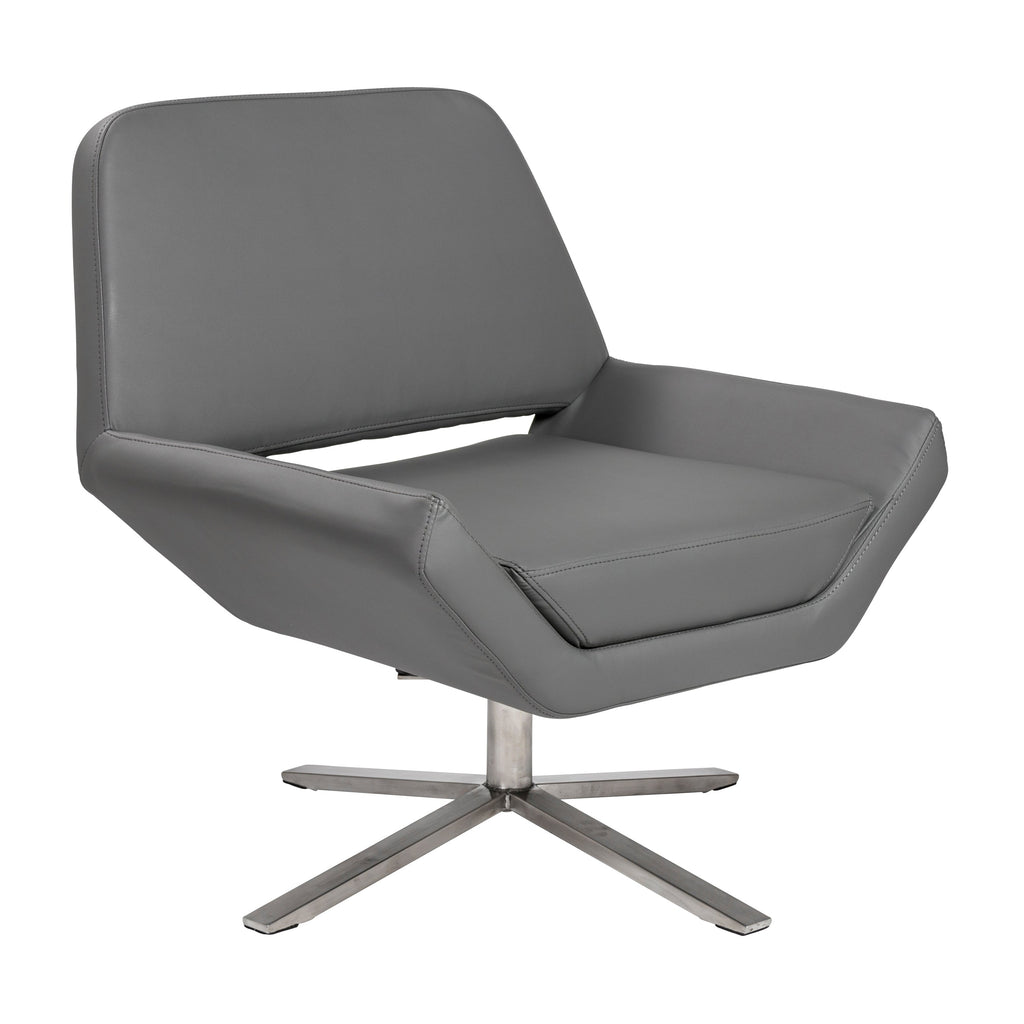 Carlotta-S Lounge Chair - Dark Grey