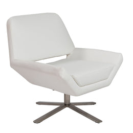 Carlotta-S Lounge Chair - White