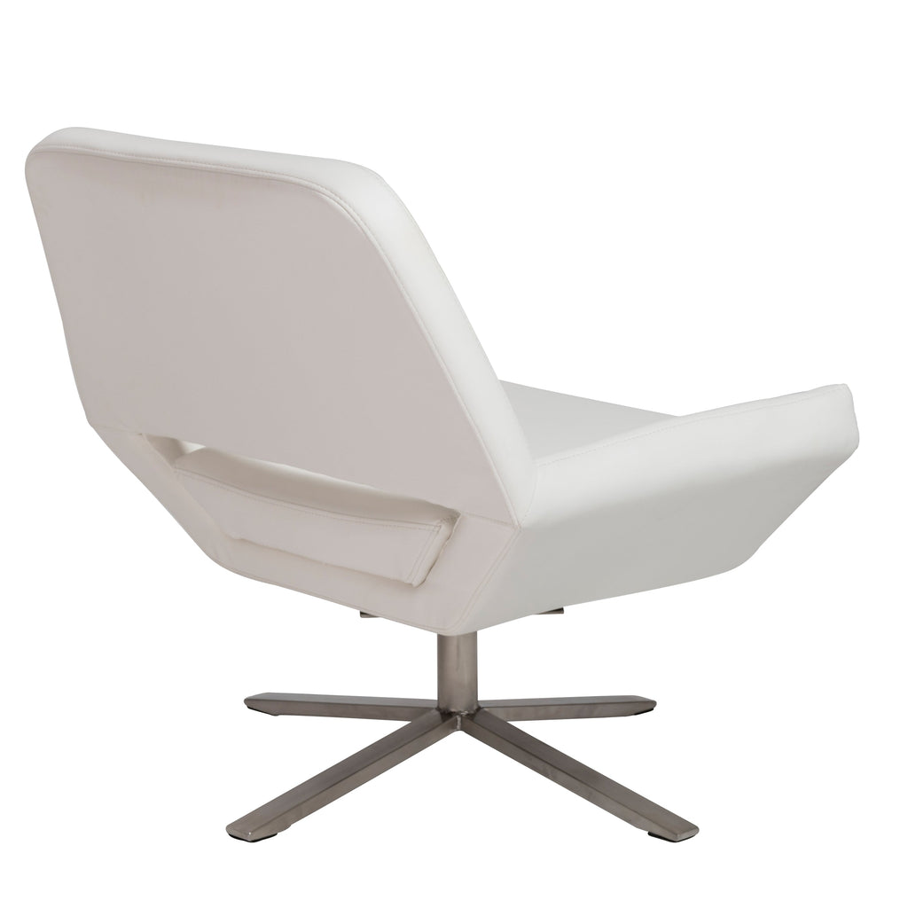 Carlotta-S Lounge Chair - White