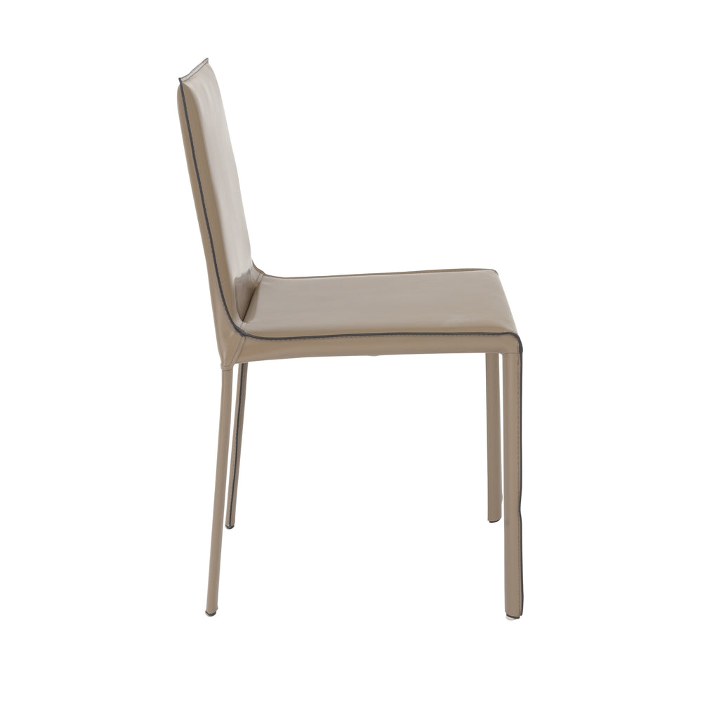 Eysen Side Chair - Taupe,Set of 2