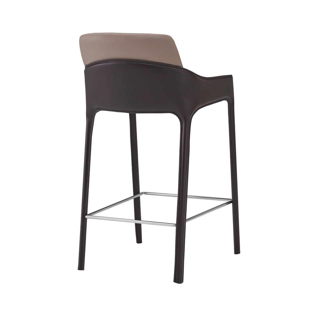 Vilante Counter Stool - Taupe