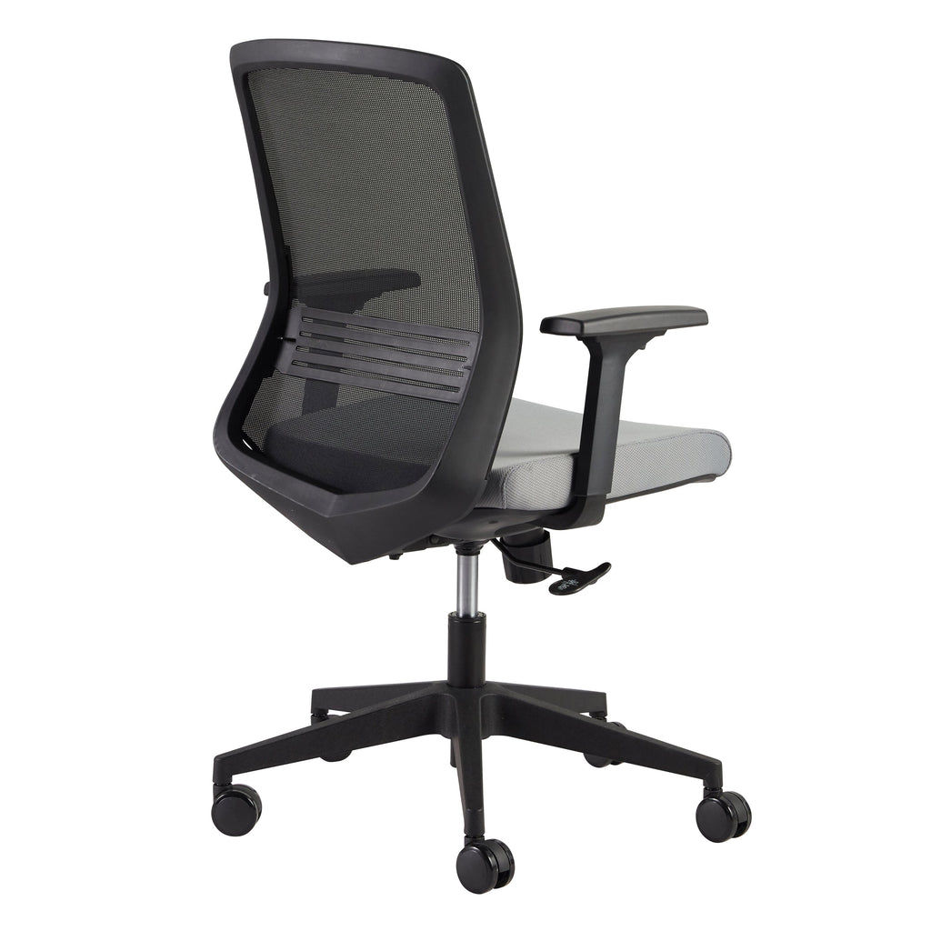 Spiro Office Chair with Adjustable Arms - Black