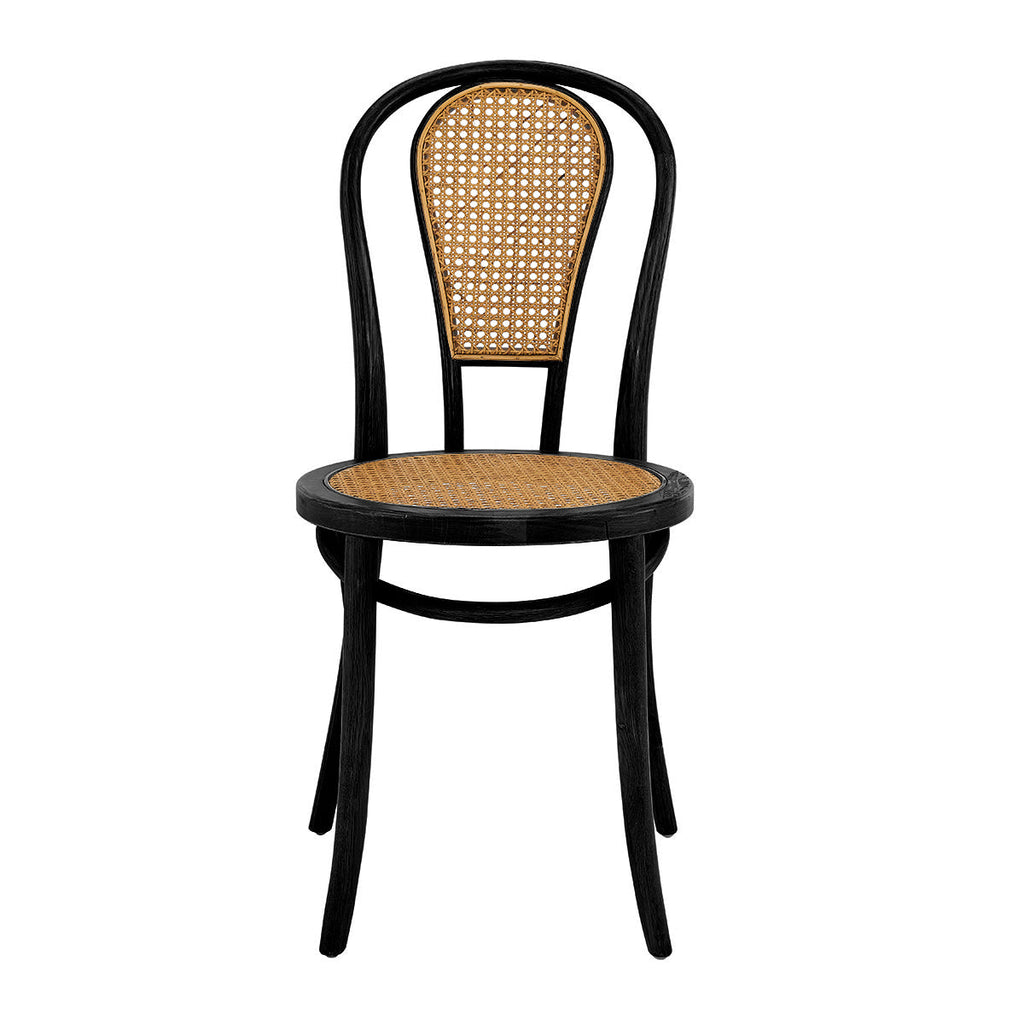 Liva Side Chair - Matte Black,Set of 2