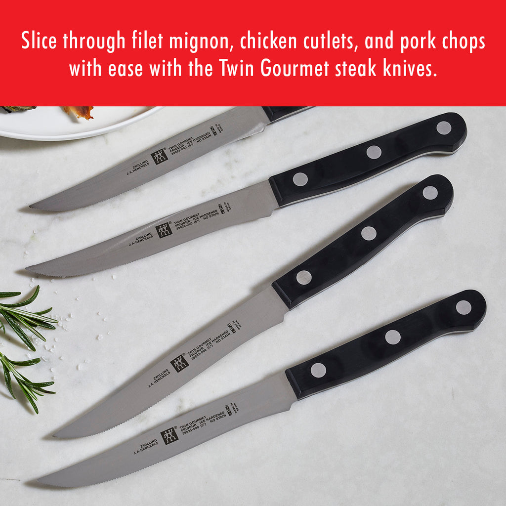 4-Piece Steak Knife Set Twin Gourmet