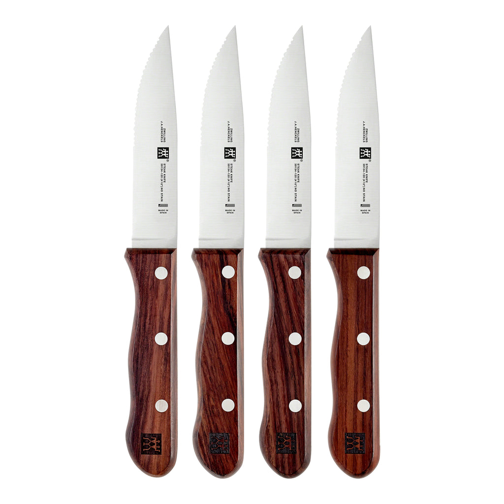 4-Piece Steakhouse Steak Knife Set With Case Steak Sets